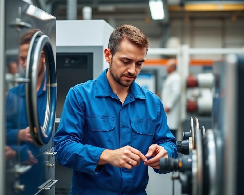 Technician Working